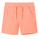 VidaXL Kindershorts met trekkoord 92 neonoranje