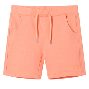 Vidaxl kindershorts met trekkoord 128 neonoranje