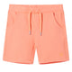 Vidaxl kindershorts met trekkoord 140 neonoranje