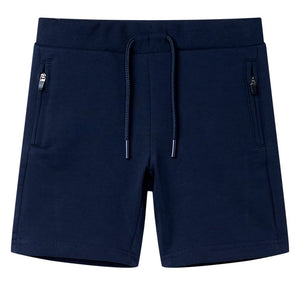 Vidaxl kindershort 128 marineblauw
