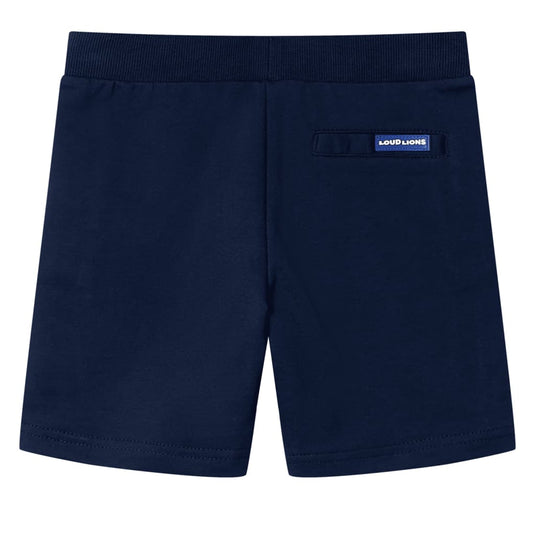 Vidaxl kindershort 128 marineblauw