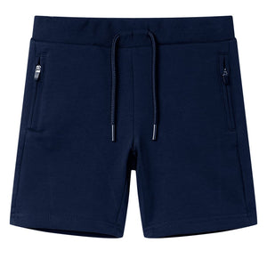 Vidaxl kindershort 140 marineblauw