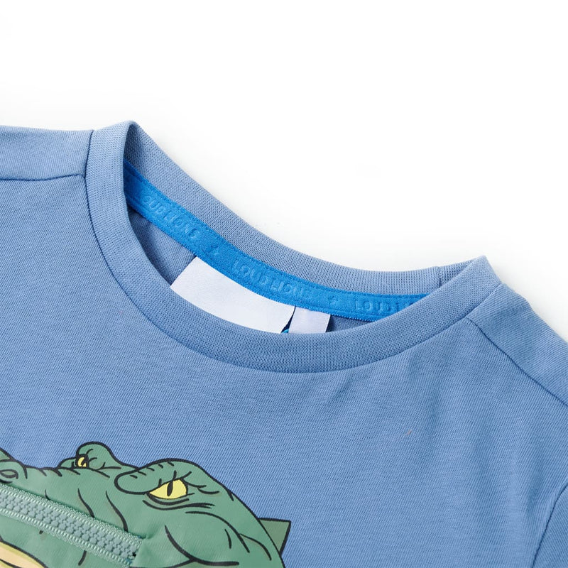 Load image into Gallery viewer, VidaXL Kindershirt 92 middenblauw
