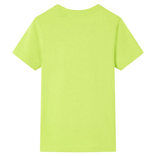 VidaXL Kindershirt 104 limoengroen