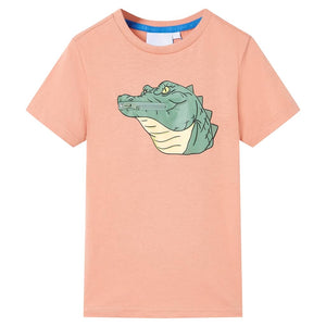VidaXL Kindershirt 116 lichtoranje