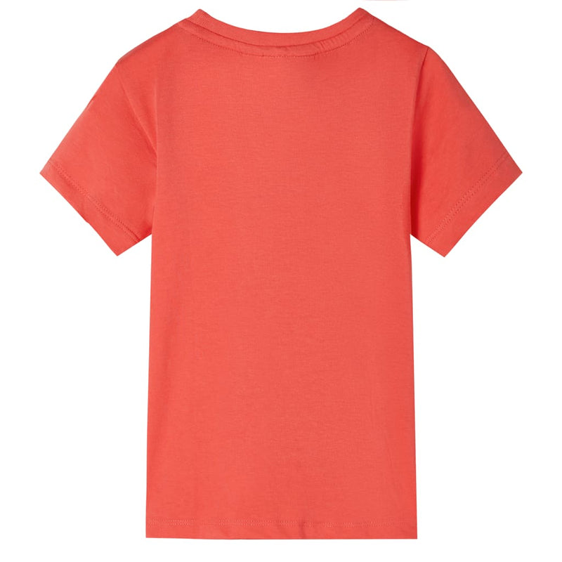 Load image into Gallery viewer, VidaXL Kindershirt met korte mouwen 92 lichtrood
