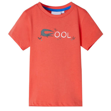 Vidaxl kindershirt met korte mouwen 128 lichtrood