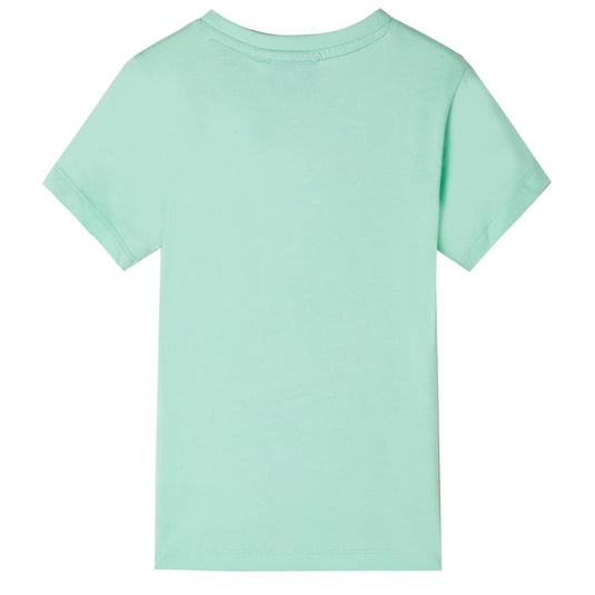 VidaXL Kindershirt met korte mouwen 104 lichtgroen
