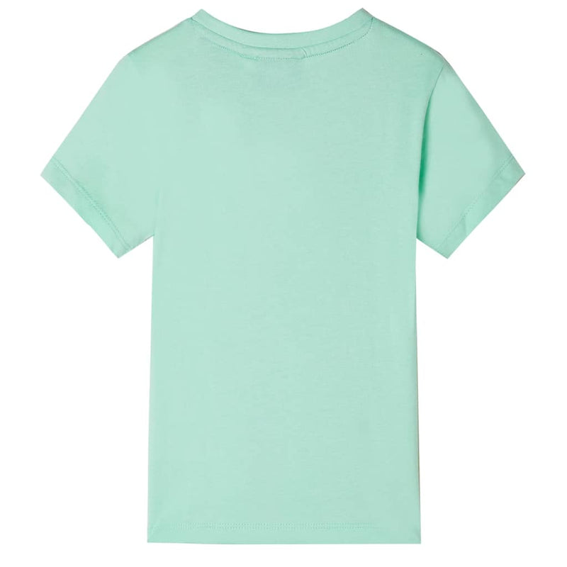Load image into Gallery viewer, VidaXL Kindershirt met korte mouwen 116 lichtgroen
