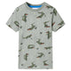 Vidaxl kindershirt 116 gemêleerd lichtkaki