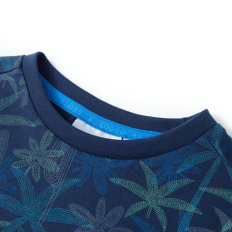 Load image into Gallery viewer, VidaXL Kindershirt 116 marineblauw
