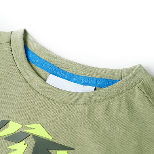 Vidaxl kindershirt 128 lichtkakikleurig