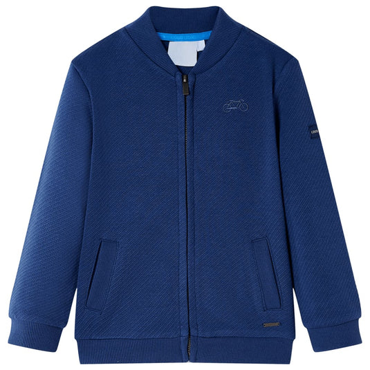 Vidaxl kindervest met rits 104 marineblauw