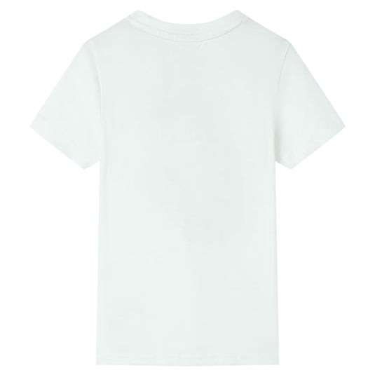 VidaXL Kindershirt met korte mouwen 128 ecru