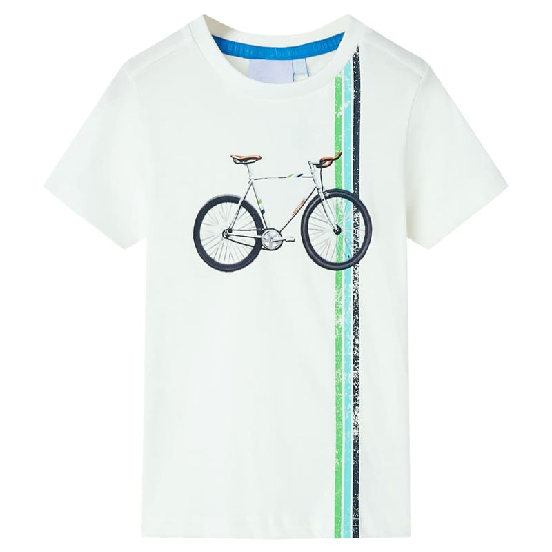 ギャラリービューアに画像をロードする, Vidaxl kindershirt met korte mouwen 140 ecru
