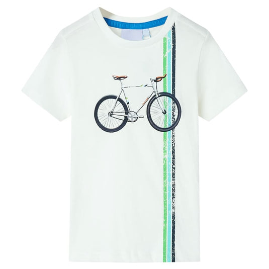 Vidaxl kindershirt met korte mouwen 140 ecru