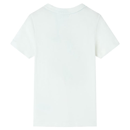 Vidaxl kindershirt met korte mouwen 140 ecru
