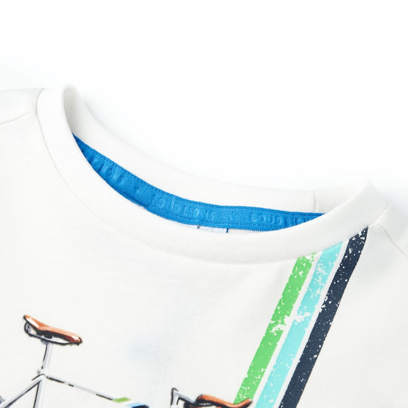 ギャラリービューアに画像をロードする, Vidaxl kindershirt met korte mouwen 140 ecru

