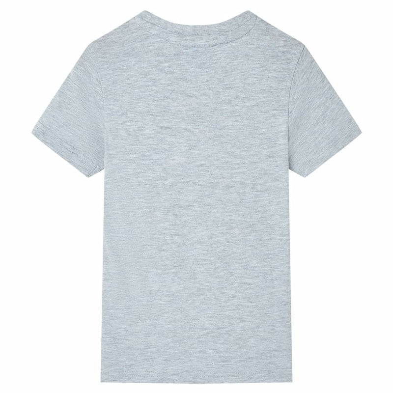 Load image into Gallery viewer, VidaXL Kindershirt met korte mouwen 128 grijs
