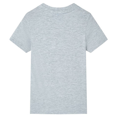 Vidaxl kindershirt met korte mouwen 140 grijs