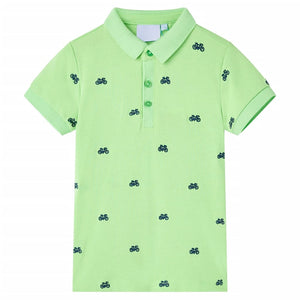 Vidaxl kinderpoloshirt 116 neongroen