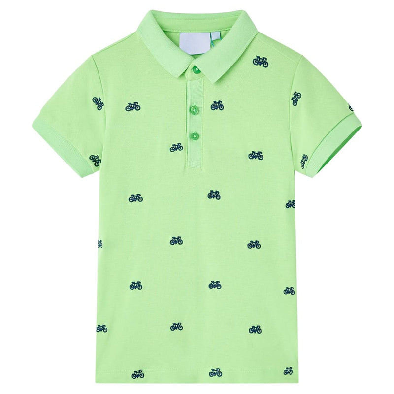 ギャラリービューアに画像をロードする, Vidaxl kinderpoloshirt 128 neongroen
