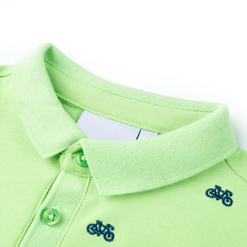 ギャラリービューアに画像をロードする, Vidaxl kinderpoloshirt 128 neongroen
