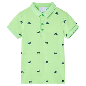 Vidaxl kinderpoloshirt 140 neongroen