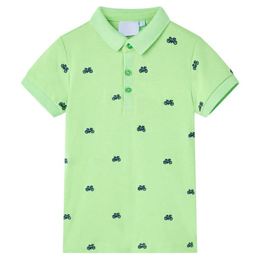 Vidaxl kinderpoloshirt 140 neongroen