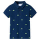 Vidaxl kinderpoloshirt 128 marineblauw