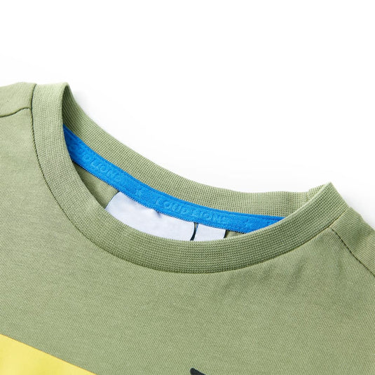 Vidaxl kindershirt met korte mouwen 116 lichtkakikleurig