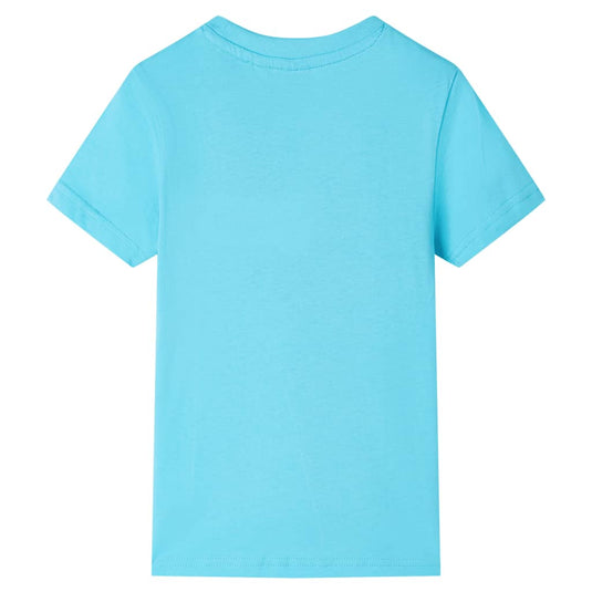 Vidaxl kindershirt met korte mouwen 128 zeeblauw