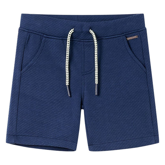 Vidaxl kindershorts met trekkoord 104 donkerblauw