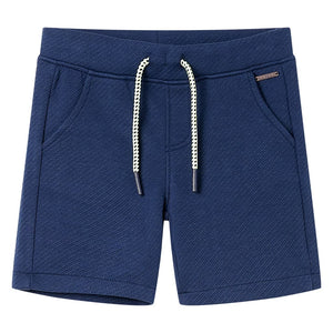 Vidaxl kindershorts met trekkoord 116 donkerblauw