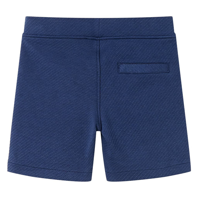 Afbeelding laden in galerijviewer, Vidaxl kindershorts met trekkoord 116 donkerblauw
