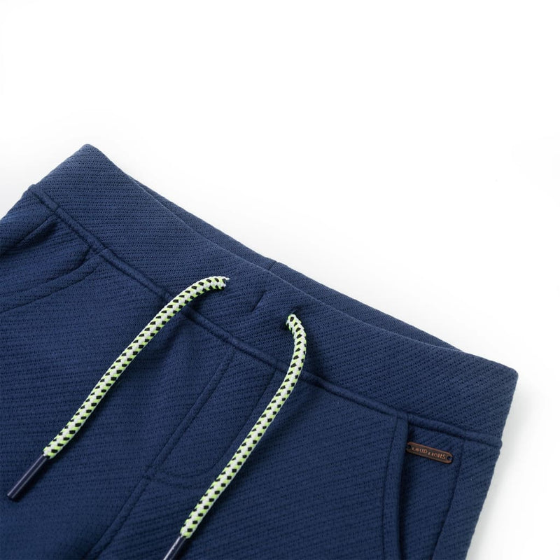 Afbeelding laden in galerijviewer, Vidaxl kindershorts met trekkoord 116 donkerblauw
