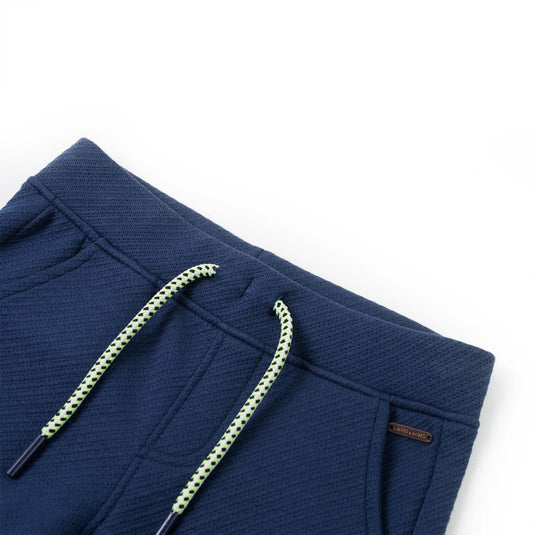 Vidaxl kindershorts met trekkoord 128 donkerblauw