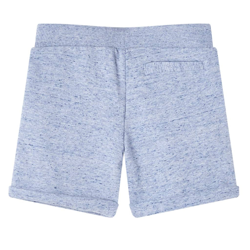 Load image into Gallery viewer, VidaXL Kindershorts met trekkoord 140 gemêleerd blauw
