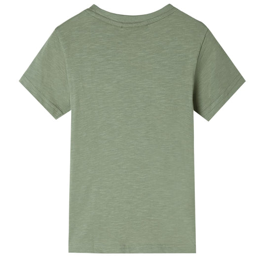Vidaxl kindershirt met korte mouwen 116 lichtkakikleurig
