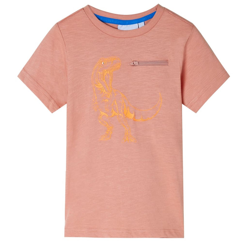 Load image into Gallery viewer, VidaXL Kindershirt met korte mouwen 92 lichtoranje
