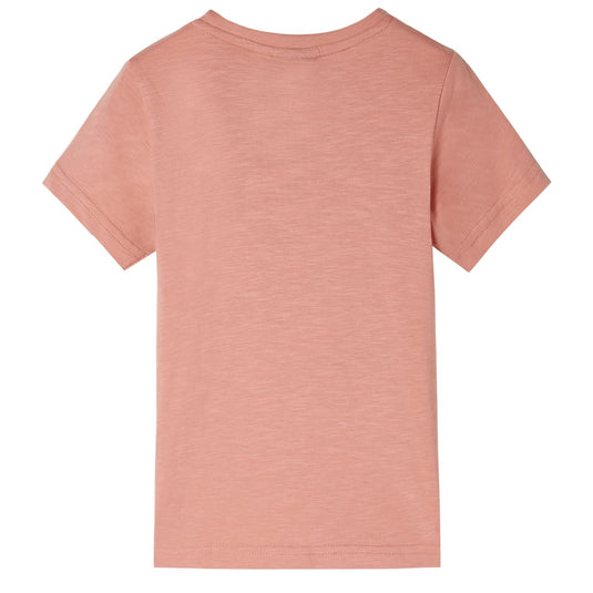VidaXL Kindershirt met korte mouwen 92 lichtoranje