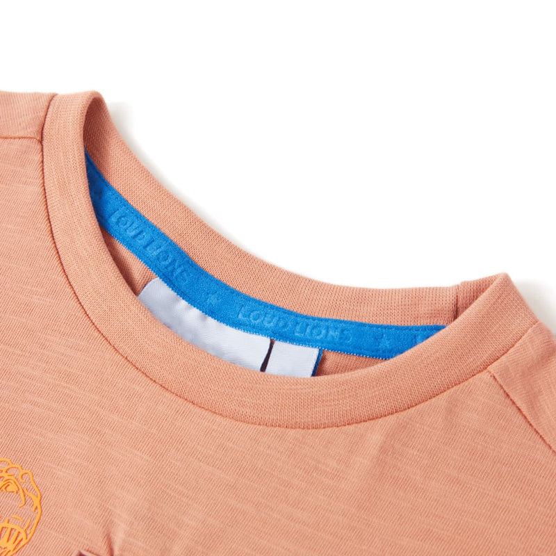 Load image into Gallery viewer, VidaXL Kindershirt met korte mouwen 92 lichtoranje
