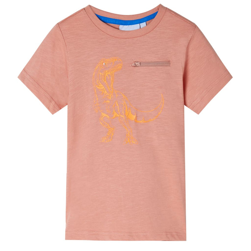 Load image into Gallery viewer, Vidaxl kindershirt met korte mouwen 128 lichtoranje
