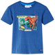 Vidaxl kindershirt 116 gemêleerd donkerblauw