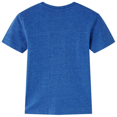 Vidaxl kindershirt 128 gemêleerd donkerblauw