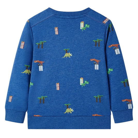 Vidaxl kindertrui 104 gemêleerd donkerblauw