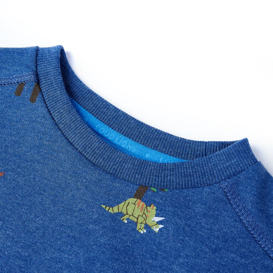 Vidaxl kindertrui 116 gemêleerd donkerblauw