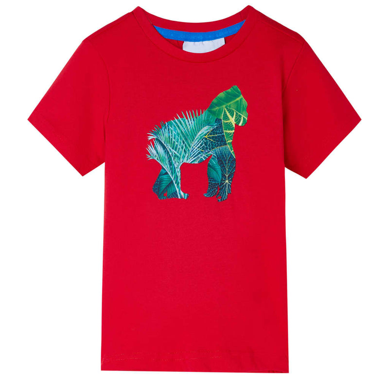 Afbeelding laden in galerijviewer, Vidaxl kindershirt 128 rood
