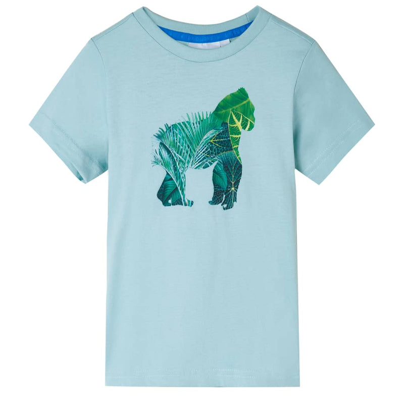 ギャラリービューアに画像をロードする, VidaXL Kindershirt 128 lichtzeeblauw
