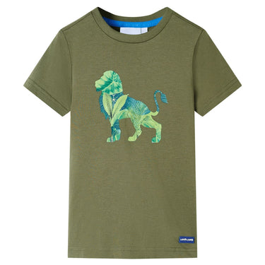 Vidaxl kindershirt 140 kakikleurig